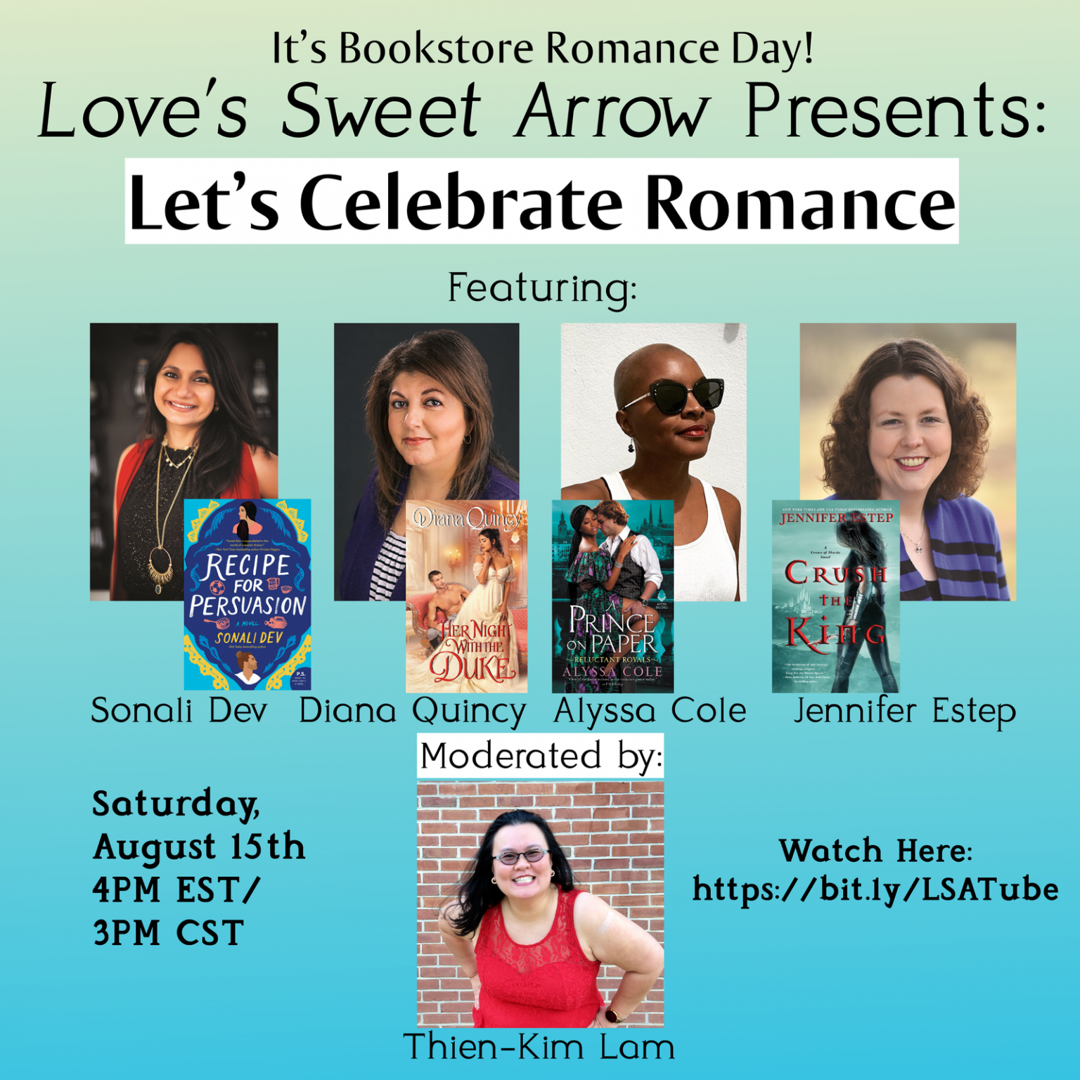 romance bookstore day at Love's Sweet Arrow